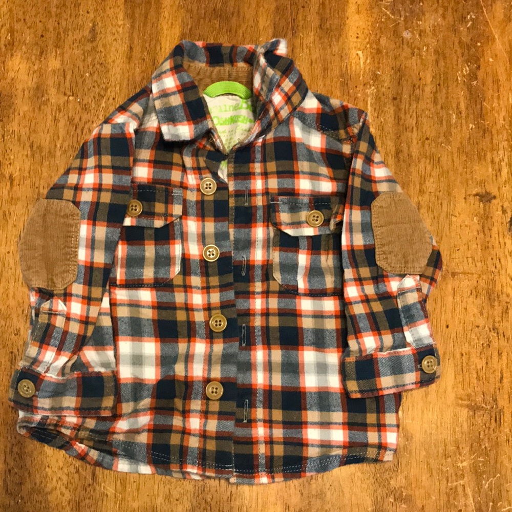 Osh Kosh plaid flannel shirt